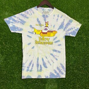The Beatles Yellow Submarine Soundtrack Tie-dye T-shirt size XS